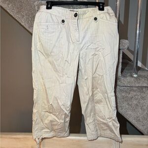 Croft & Barrow Beige Women's Casual Capris Pants